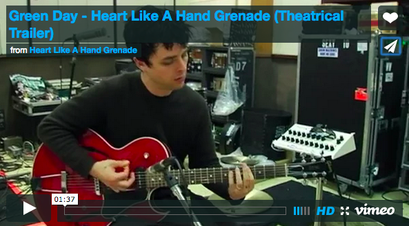 Green Day Releases “Heart Like A Hand Grenade” trailer