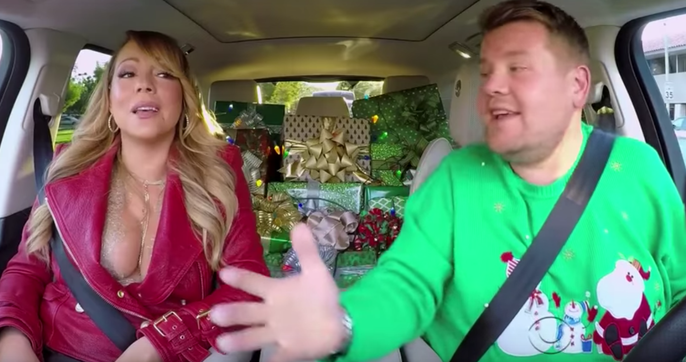 Christmas Carpool Karaoke with Mariah Carey